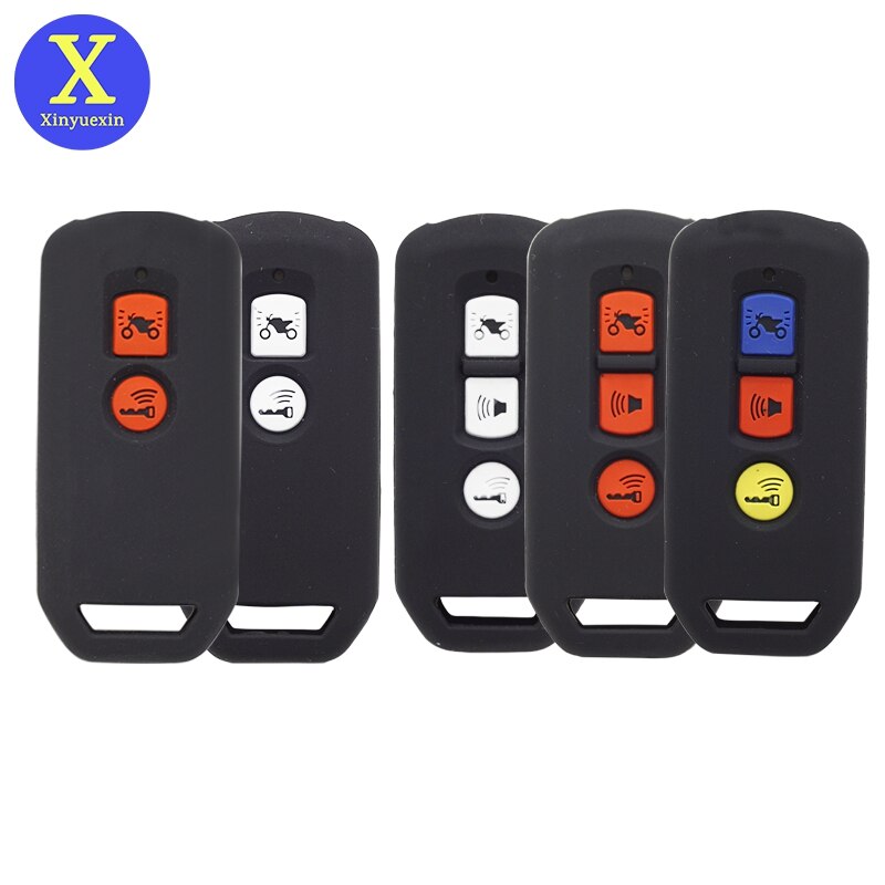 Xinyuexin-funda de silicona para llave de motocicleta, cubierta para Honda PCX 125 150 HYBRID SIPER CUB C125 PCX ELETRIC FORZA 300, 2 y 3 botones
