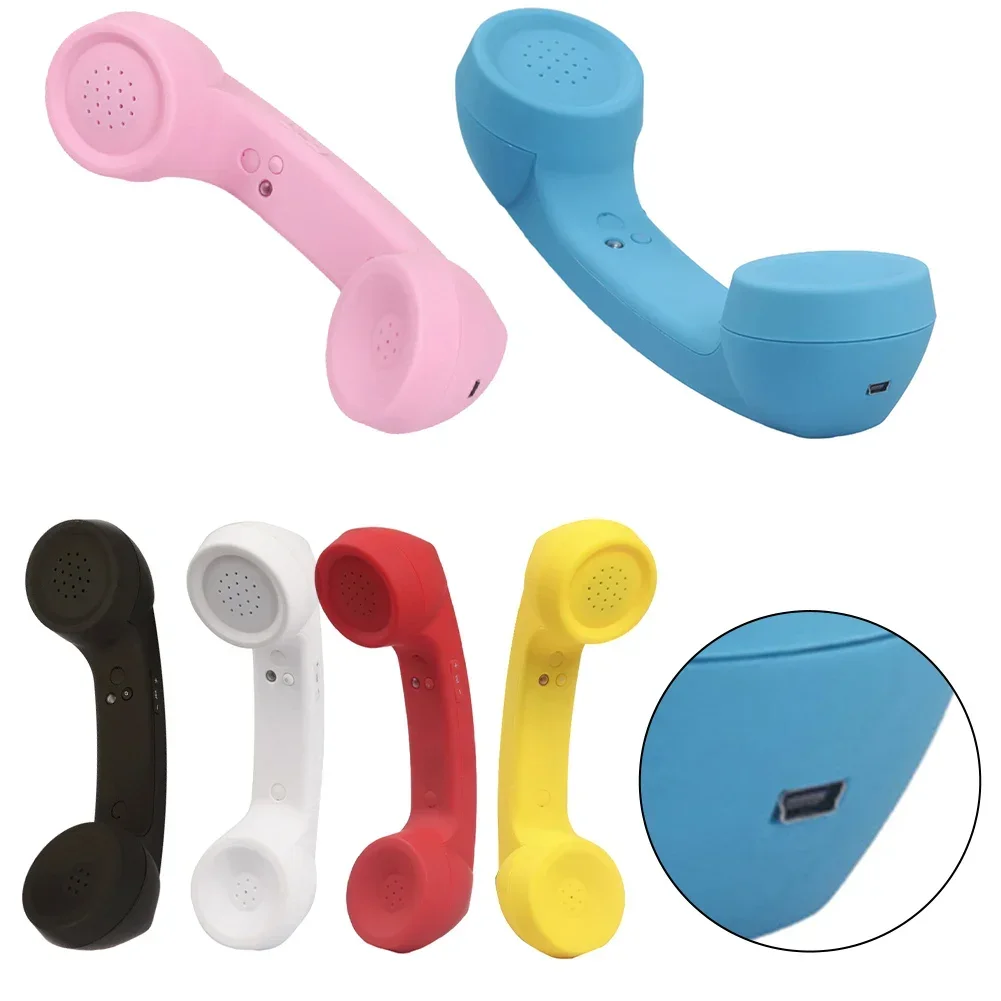 Draadloze retro telefoonhoorn en bedrade telefoonhoornontvangers Koptelefoon Draadloze Bluetooth-compatibele telefoonhoorn