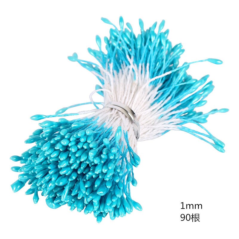 8/10/12/90/144 pièces bleu mixte hybride fleur cerise étamine baies Bundle bricolage gâteau noël mariage boîte guirlande déco: Style 17