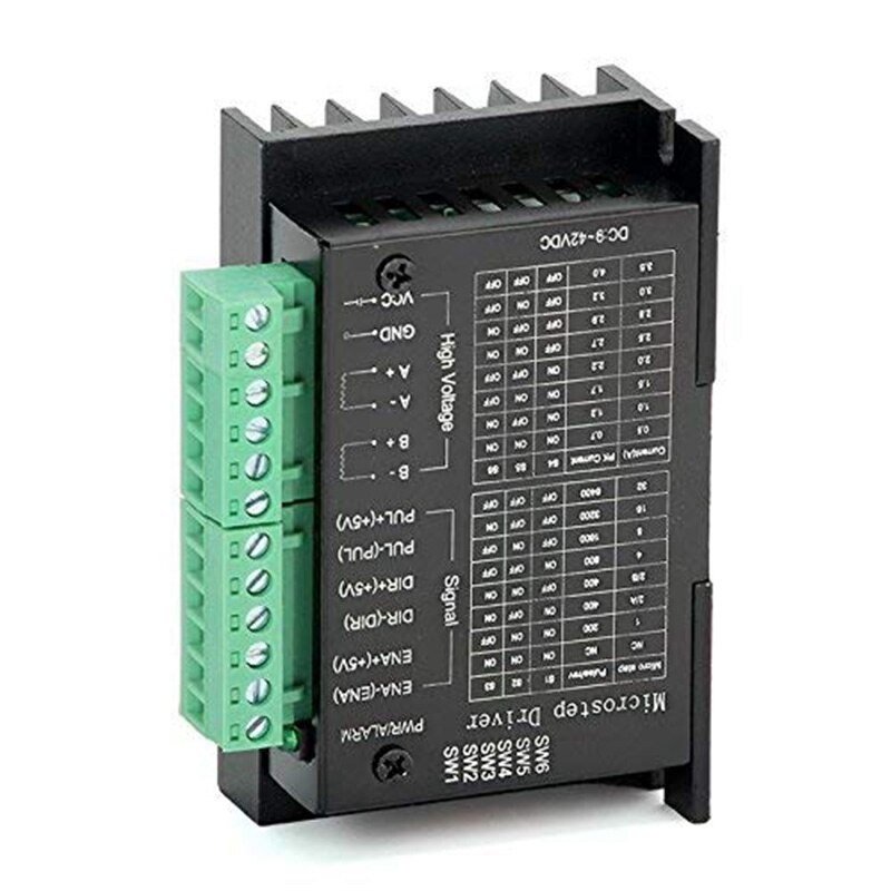 4 Pack TB6600 4A 9-42V Stepper Motor Driver CNC Controller, Stepper Motor Driver Nema Tb6600 Single Axes Two Phase Hybrid Steppe