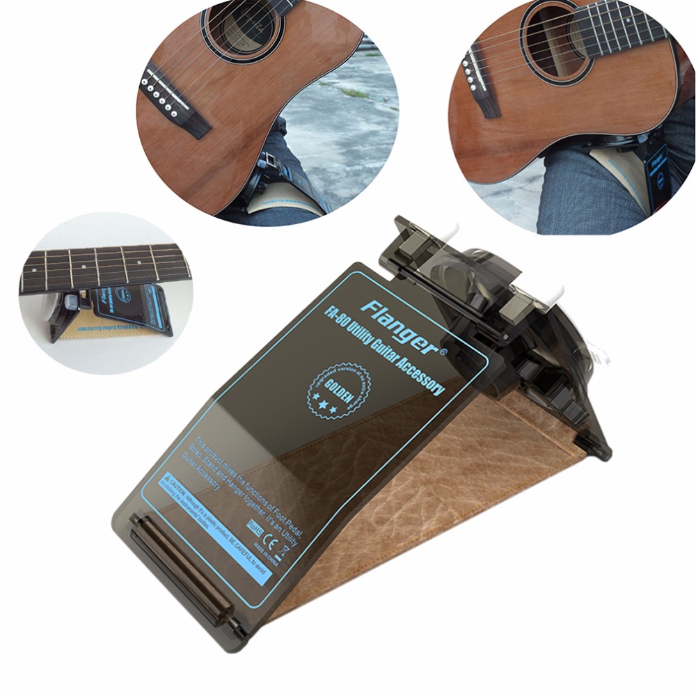 Flanger FA-80 Praktische Utility Guitar Accessory Poef Strap Hals Stand Rest Voor Klassieke Gitaar Folk Gitaar