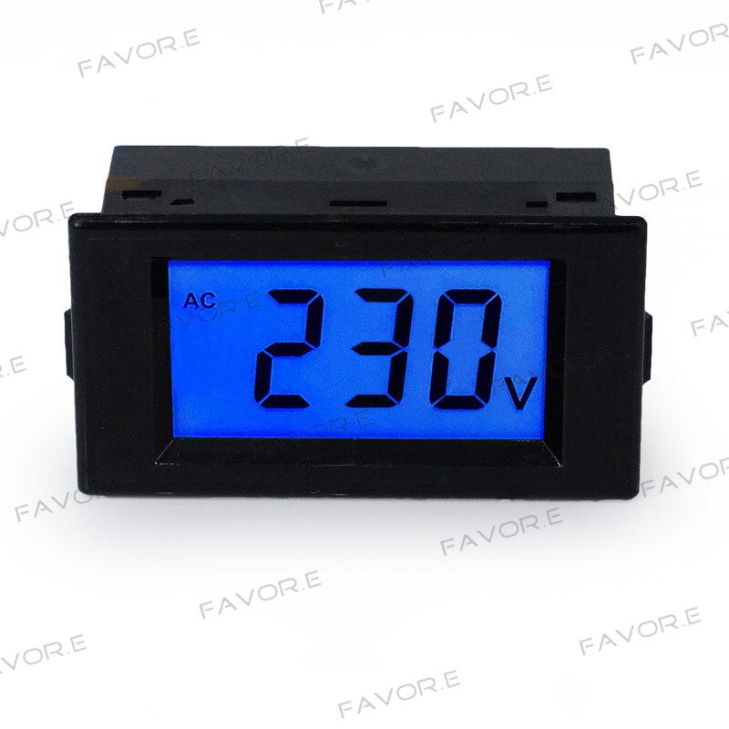 D85 AC Panel Meter lcd-scherm blauwe achtergrondverlichting Digitale Voltage meter tester Voltmeter bereik AC 80-500 V