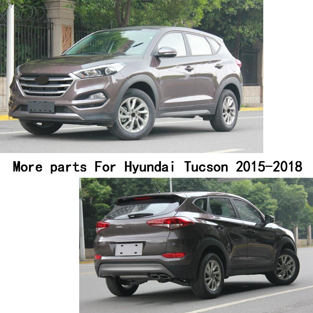 For Hyundai Tucson car cover muffler exterior end pipe outlet dedicate stainless steel exhaust tip tail 1pcs