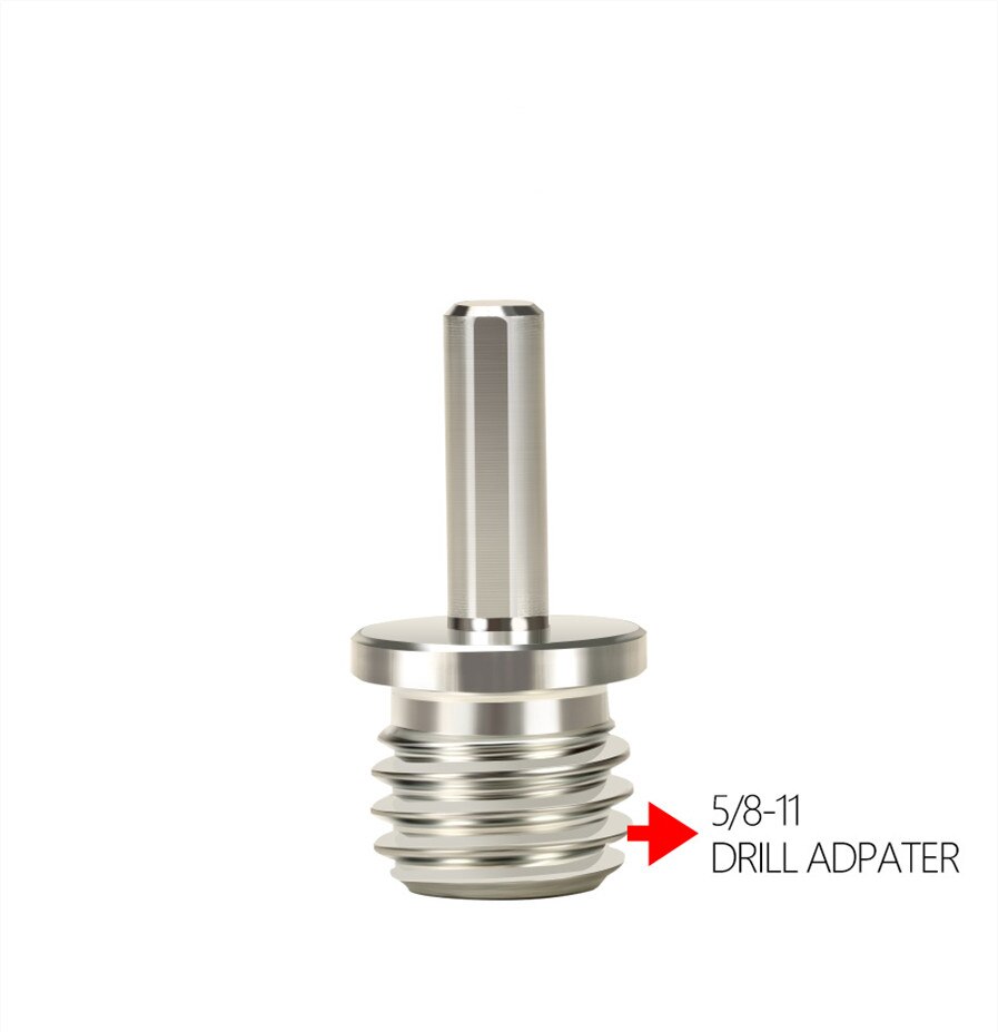 Adaptador de taladro de pulido, adaptador de cambio de rosca, vástago redondo, LIJADORA Orbital, pulidora, almohadilla de lijado, adaptador de taladro M14: 58-11 Drill Aapter