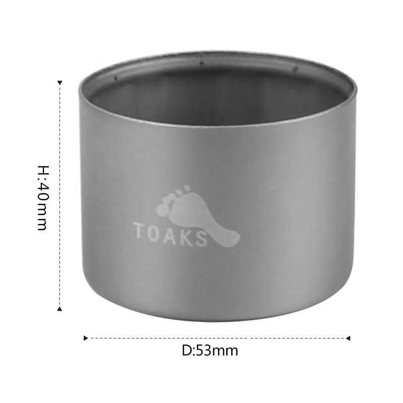 TOAKS Titanium Alcohol Stove liquid alcohol stove