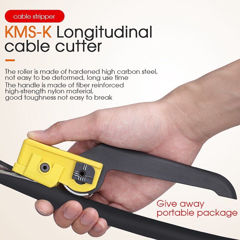Fiber Optische Kabel Strippen Mes KMS-K Longitudinale Kabelsnijder, Verticale Kabel Strippe: KMS-K