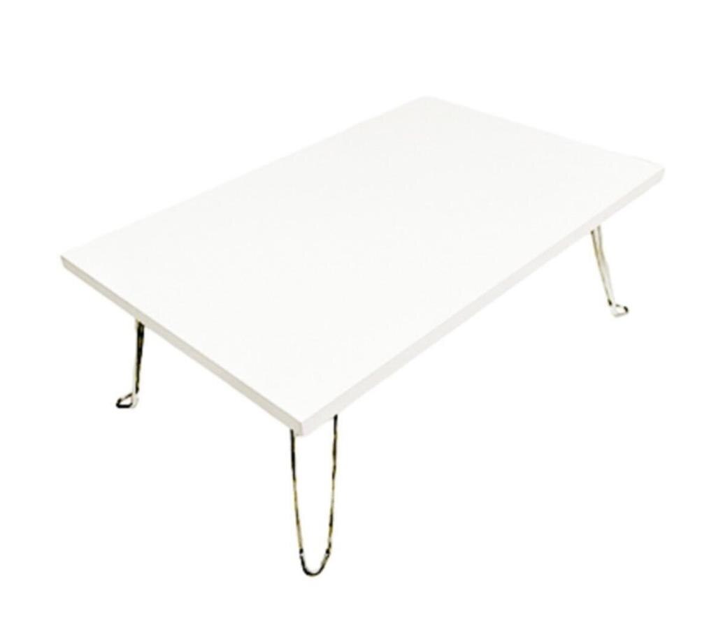 Folding Laptop-Working-Breakfast Stand-Bed Stand White
