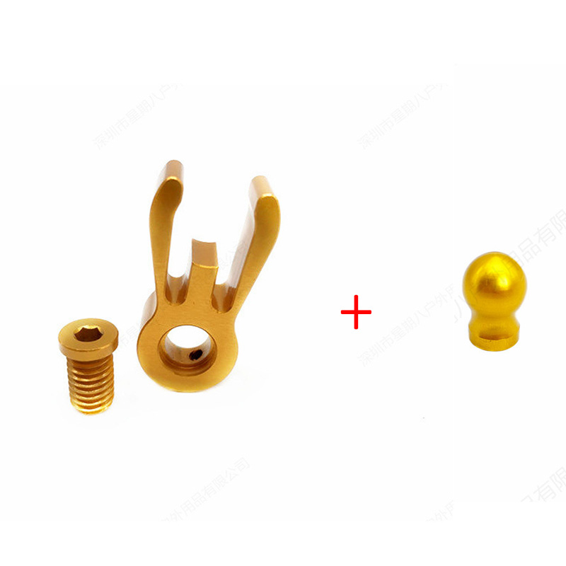 4 Colors for Brompton bike CNC Headpost Catcher and ball AL alloy for Brompton Head Tube 11g: gold catcher ball