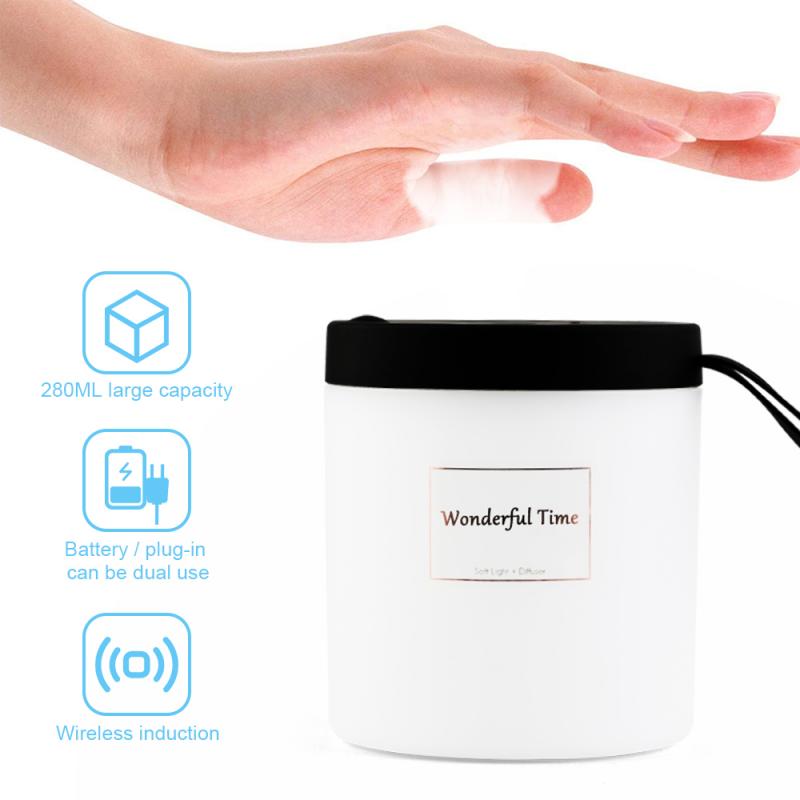 Intelligent Sensor Sprayer Automatic Alcohol Disinfection Sprayer 7 Color Infrared Induction Touchless Hand Sanitizer Dispenser