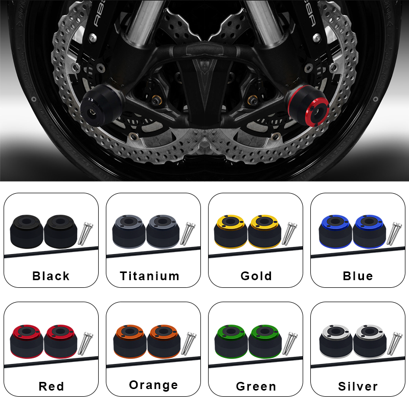 Protecteur de collision d'essieu coulissant de fourche de roue avant et arrière, accessoires de moto mt09 pour YAMAHA MT-09 2022 2023