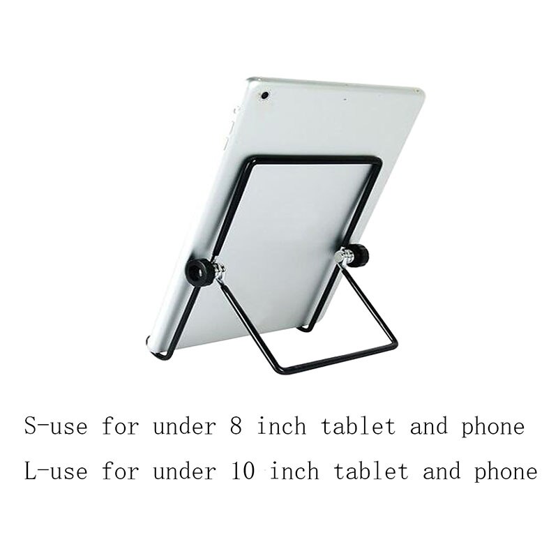 Przenośny Składany Metalowy Stojak na Tablet Regulowany Uchwyt na Telefon Tablet Uniwersalny Biurkowy do iPada iPhone 5-10"