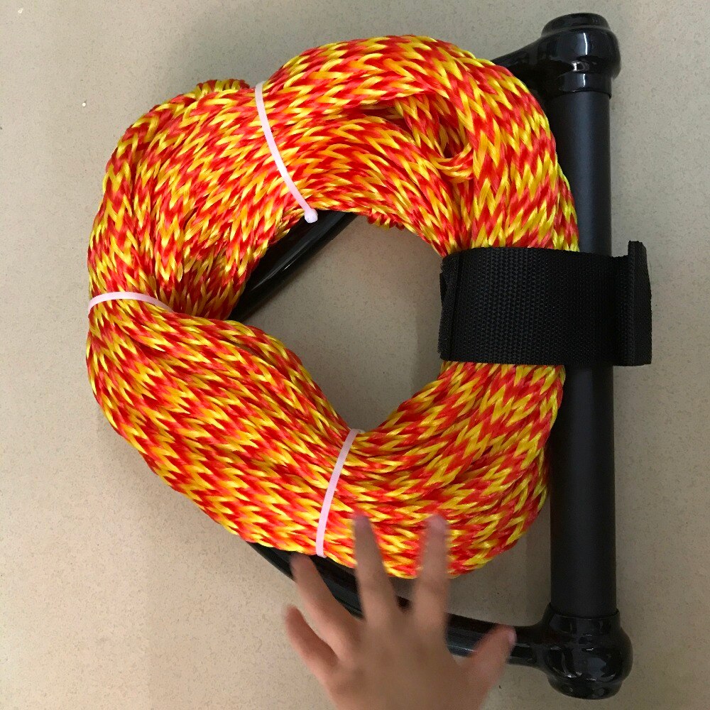 Wasser Ski Wakeboard Seil mit Griff Grip für Leine Knie Internat Waterski 1000kg 23 Meter 10mm Sicherheit Surfen euquipment