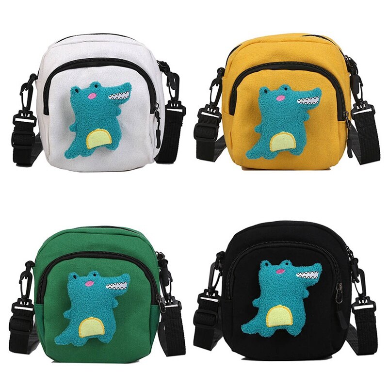Søt liten dinosaur messenger bag jente liten fresh wild canvas bag