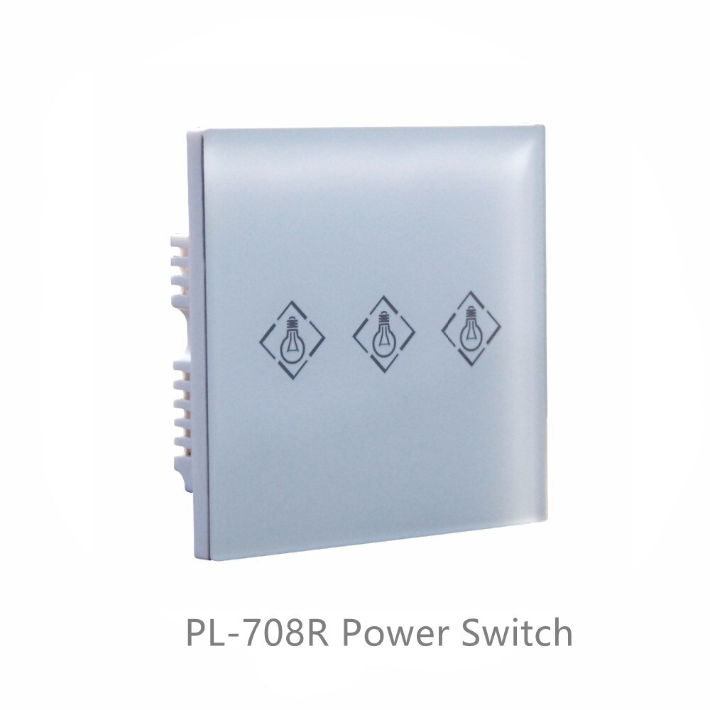 Focus 433Mhz OR 868Mhz PL-708R Touch Screen Wireless Electrical Power Switch Light Turn On Off By App Control