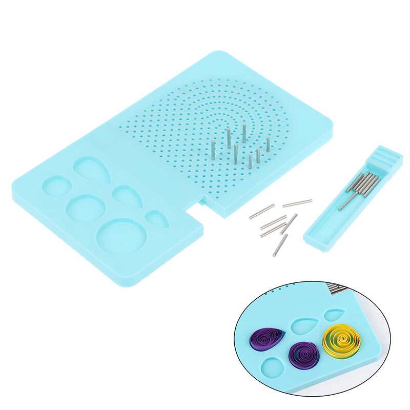Latest Needle Plate Paper Folding 20 Roots DIY Paper Quilling Tool Grid Guide Handmade Paper Craft Tool