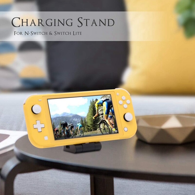Charging Dock for Nintendo Switch Lite Mini Portable Charger Station for Nintendo Switch with USB HUB