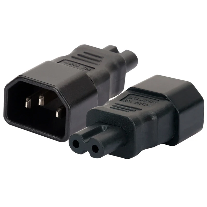 Connecteur convertisseur universel IEC320 C13 C14 à C5 C6 C7 C8 C19 C20 C21, prise d'alimentation ue US: vert militaire