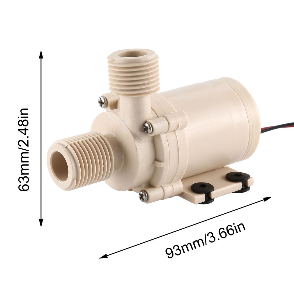 1 stücke Solar- DC 12V 3M Heißer Wasser Umwälzpumpe Bürstenlosen Motor- Wasserpumpe weltweit Einkaufen