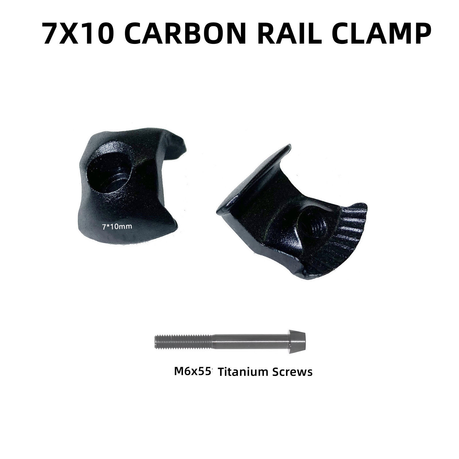 Oval 7*9 / 7*10 mm Carbon Seatpost Clamp Carbon Saddle Rail Parts Seatpost Clamp Suitable For Scott/Argon/Cervelo Road Bike: Yellow