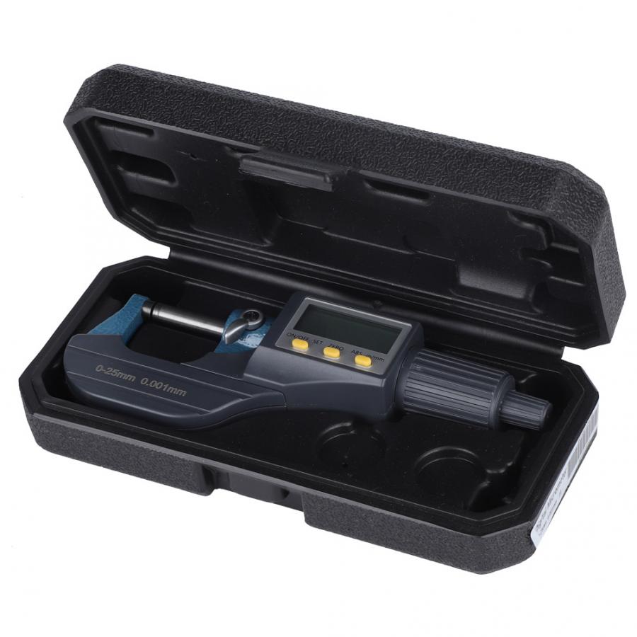 Thickness Micrometer Electronic Digital Display High Precision Outside Micrometer Thickness Gauge 0-25mm Range Mikrometre