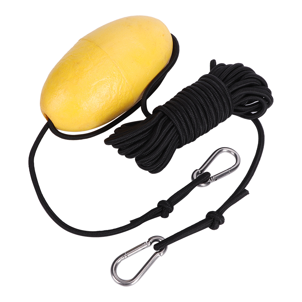 Drift Anchor 9.8m/32.2ft Fishing Drift Anchor Throw Line Sea Drogue Portable Float boa accessorio per Marine Boat Yacht Kayak