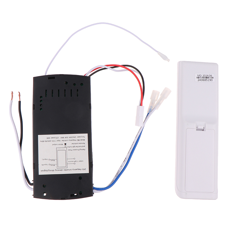 Universal Ceiling Fan Remote Control Kit Replacement 6-Speed Remote Receiver Controller For Home Ceiling Fan Light