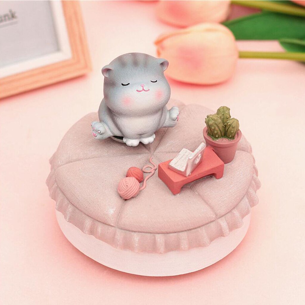 Grappige Roze Hars Kitten Musical Box 2 Soorten Kinderen Voor Jongens Meisjes