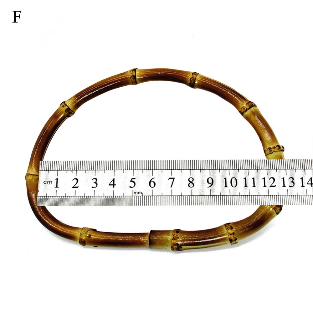 1 pc D a Forma di Manico Di Bambù Per Fatti A Mano FAI DA TE Borsa del Tote Della Borsa Fare il Sacchetto Telaio Gancio Accessori di Alta Qualità del Commercio All'ingrosso: Vino rosso
