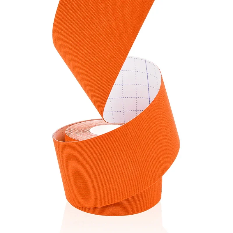 Nastro elastico anallergico in fibra sintetica kinesiologia supporto sportivo impermeabile per ginocchio muscolo polso spalla terapeutico: Blu