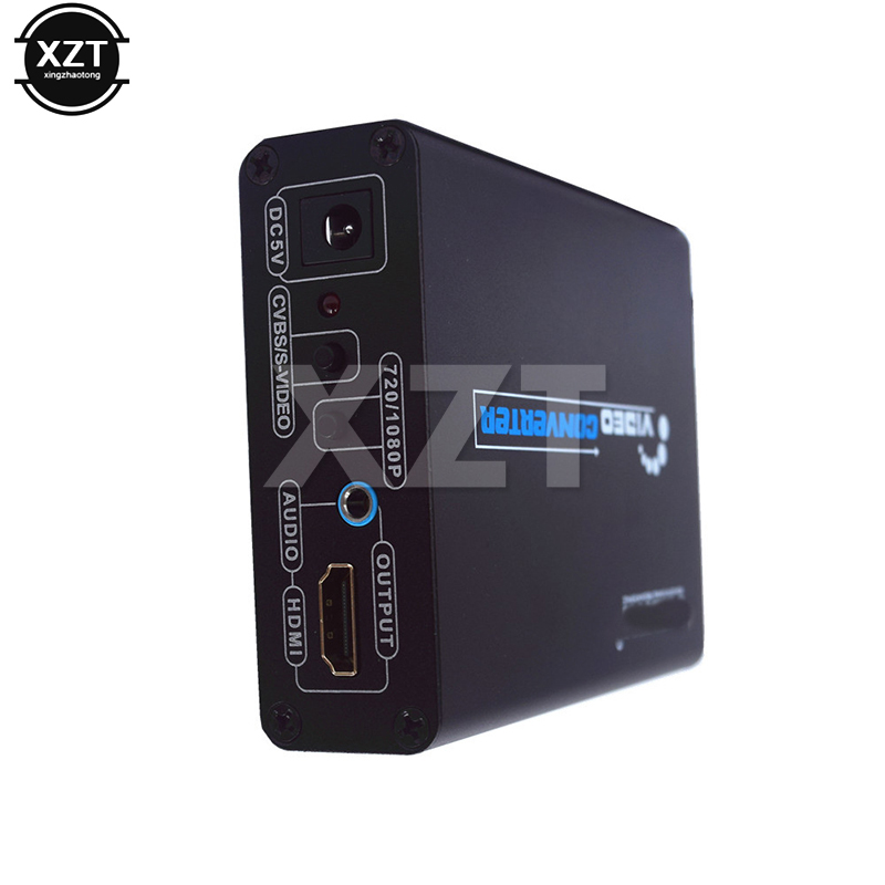 AV S-Video CVBS Konverter Audio HDMI-kompatibel zu S VIDEO + S S VIDEO Composite Switcher Adapter upscaler HD 3RCA