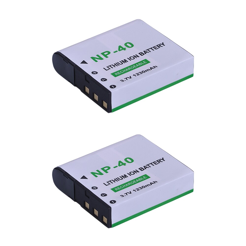 2 Stks NP-40 NP40 NP 40 Camera Rechargeagle Batterij voor Casio EX-Z30/Z40/Z50/Z55/Z57/Z750 EX-P505/P600/P700 PM200 NP 40 NP40 CNP40