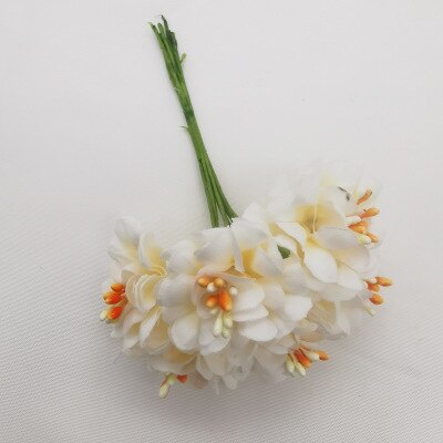 6 STUKS Geschenkdoos Scrapbooking Anjer Kunstbloemen Zijde Boeket Voor Bruiloft Decoratie Party DIY Krans Craft Nep Bloem