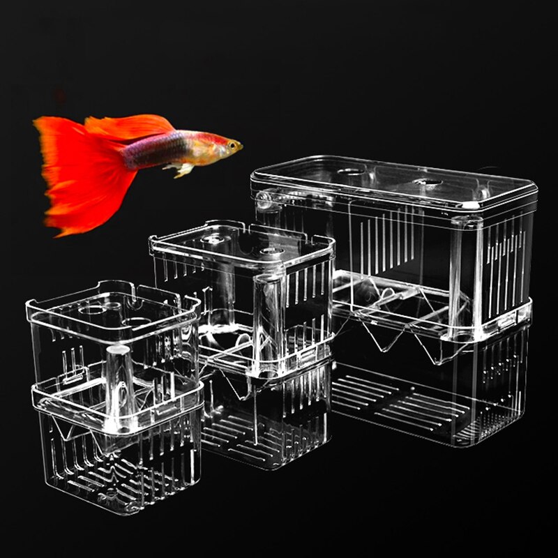 Acrylic Fish Tank Breeding Isolation Box Incubator Aquarium Breeder Box Multifunctional Spawning Hatching Room Aquarium Supplies