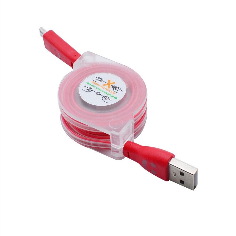 Lumière LED impressionnant Micro USB câble lumineux Android Port données câble chargeur de téléphone
