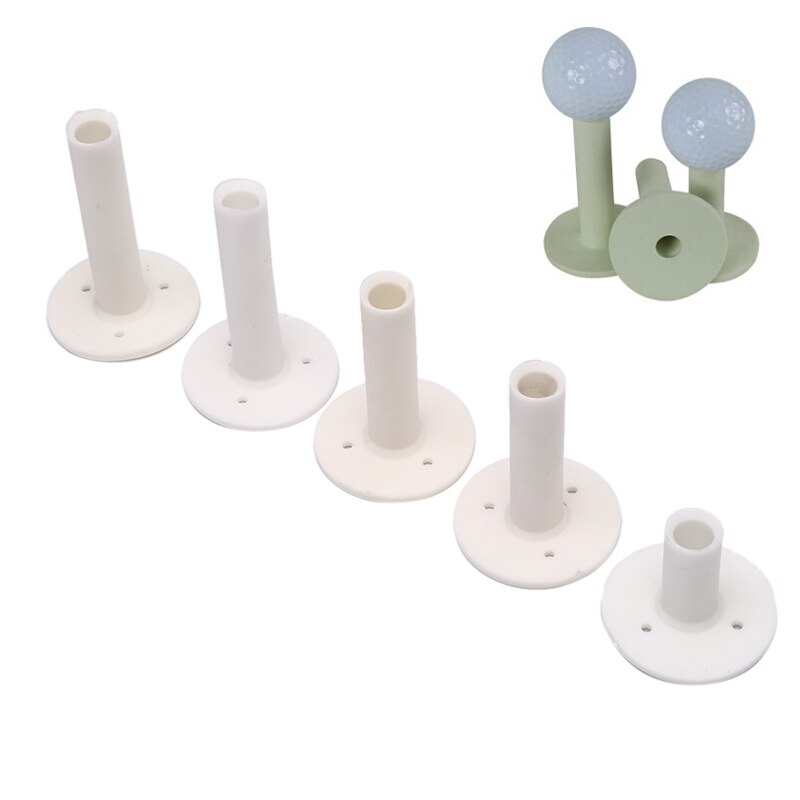 Golf Rubber Tee 5 Different Size Pack Driving Range Tees Holders 1.5'' 2.25'' 2.75'' 3.0'' 3.13'' inch Rubber Tee