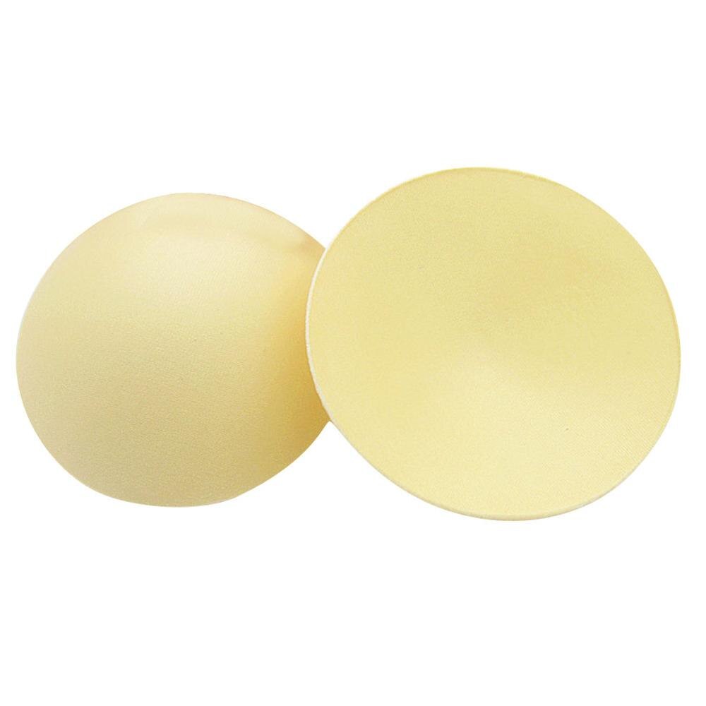 1 Paar 3 Kleuren Borst Cups Borst Beha Bikini Inserts Borst Pad Vrouwen Badpak Padding Inserts Spons Foam Bra pads: Beige