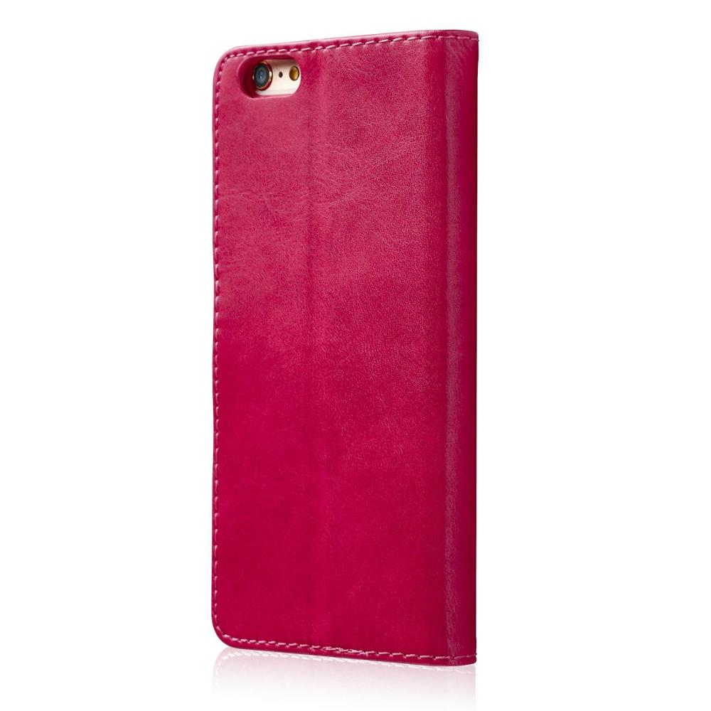 Luxe leren telefoonhoesjes voor iphone 6 6s plus, flip creditcardhouder met kaarthouders, hoes voor apple 6 plus 6 splus bumper