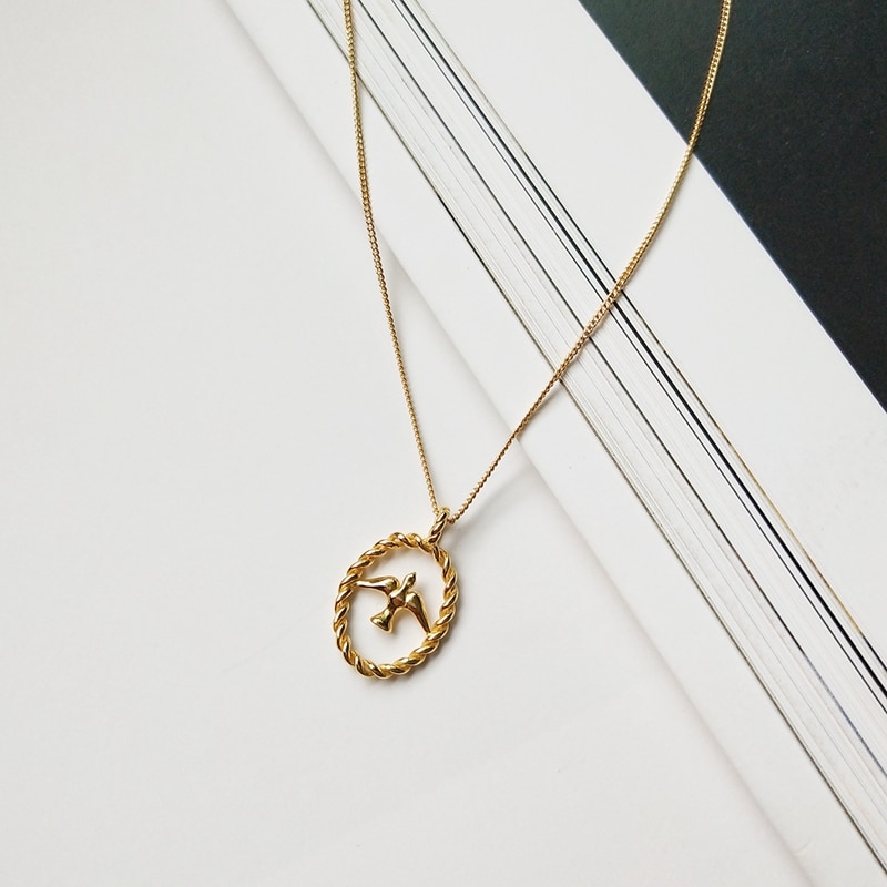 925 sterling silver svala hänge halsband guld vilda svala fåglar halsband för kvinnor svälja smycken berlocker
