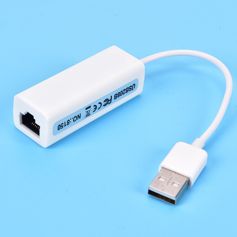 USB 2.0 to 10/100/1000 Gigabit RJ45 Ethernet LAN Network Adapter 1000Mbps