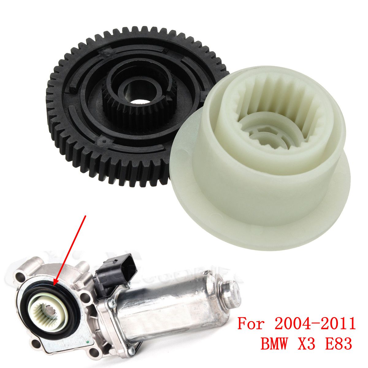 Caja de cambios para coche de 2 uds., caja de transferencia, Servo actuador, reparación de Motor, Kit para BMW X3 E83 2004