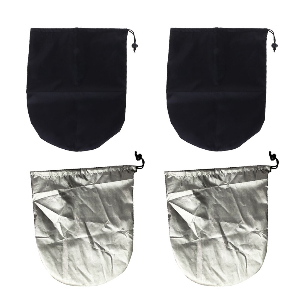 Auto Side Mirror Protective Cover Waterproof Coated Oxford Fabric Weather-proof Universal Exterior Mirror Covers Pack of 2