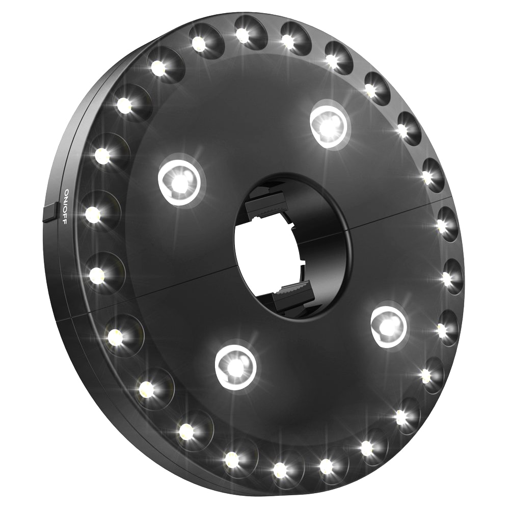 Paraplu Licht 3 Verlichting Modes Draadloze 28 Led Verlichting Paraplu Pole Licht Voor Camping Tenten Outdoor Gebruik Batterij Operated Zwart