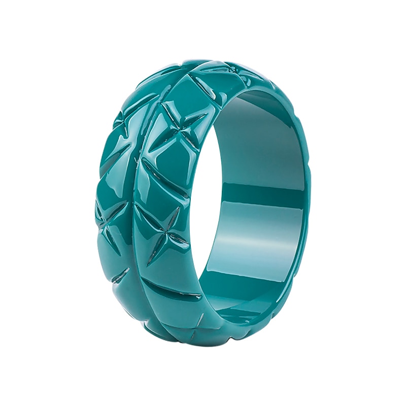 GuanLong Resin Crafts Jewelry Bangles Pulseiras For Women High Street Show Bracelet