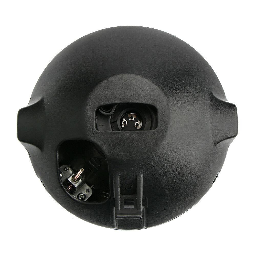 For Honda CB series 7 Inch 35W Universal Motorcycle Headlight Yellow Crystal Glass Clear Lens Beam Round LED HeadLamp