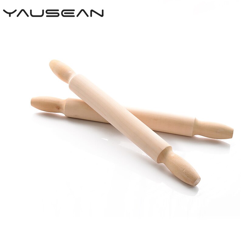 Large Solid Wood Rolling Pins Pizza Bread Biscuit Baking Tool Stick Decoration Dough Roller Wooden Sticks Kitchen Accessories