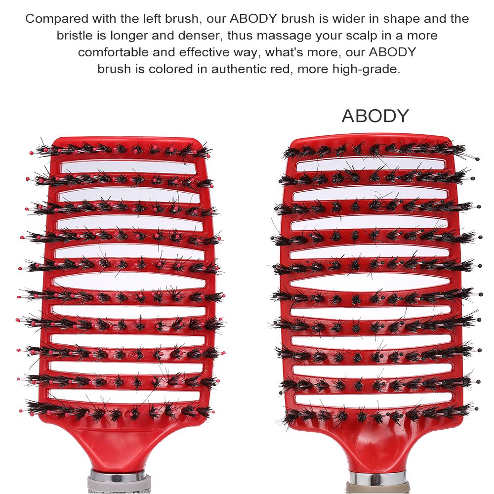 Original Abody Haar Pinsel Magie Haar Kamm Entwirren Haar Pinsel Detangle Läbenutzen Massage Kamm Frauen Verwicklung Friseur Salon