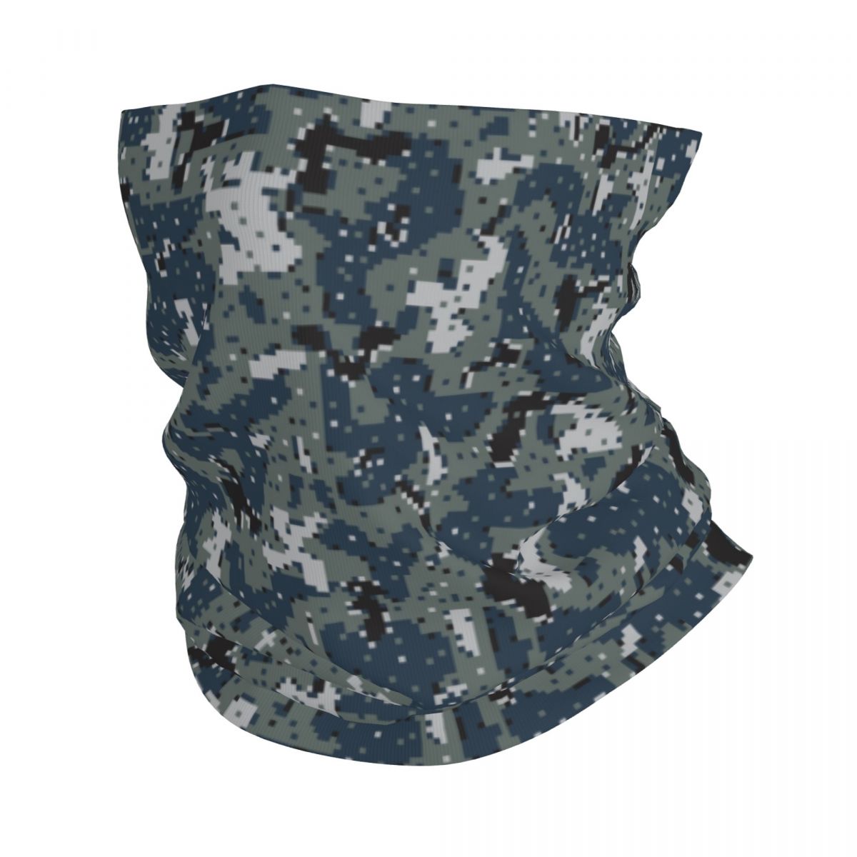 Polaina de cuello de camuflaje Digital verde NWU personalizada, protector facial UV para hombres y mujeres, pañuelo de invierno para senderismo: Amarillo claro