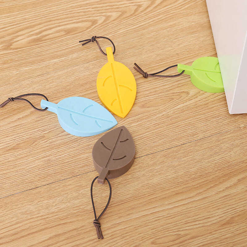 Classic Rubber Door Stopper Sturdy Durable Security Door Stop Wedge Multi Surface and Non Scratching Heavy Duty Rubber Door