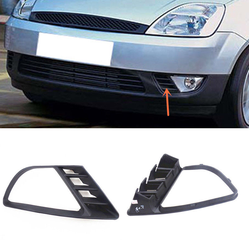 Atuo Refit Voor Ford Fiesta 2001-2005 2 Stuks Mistlicht Grille Cover