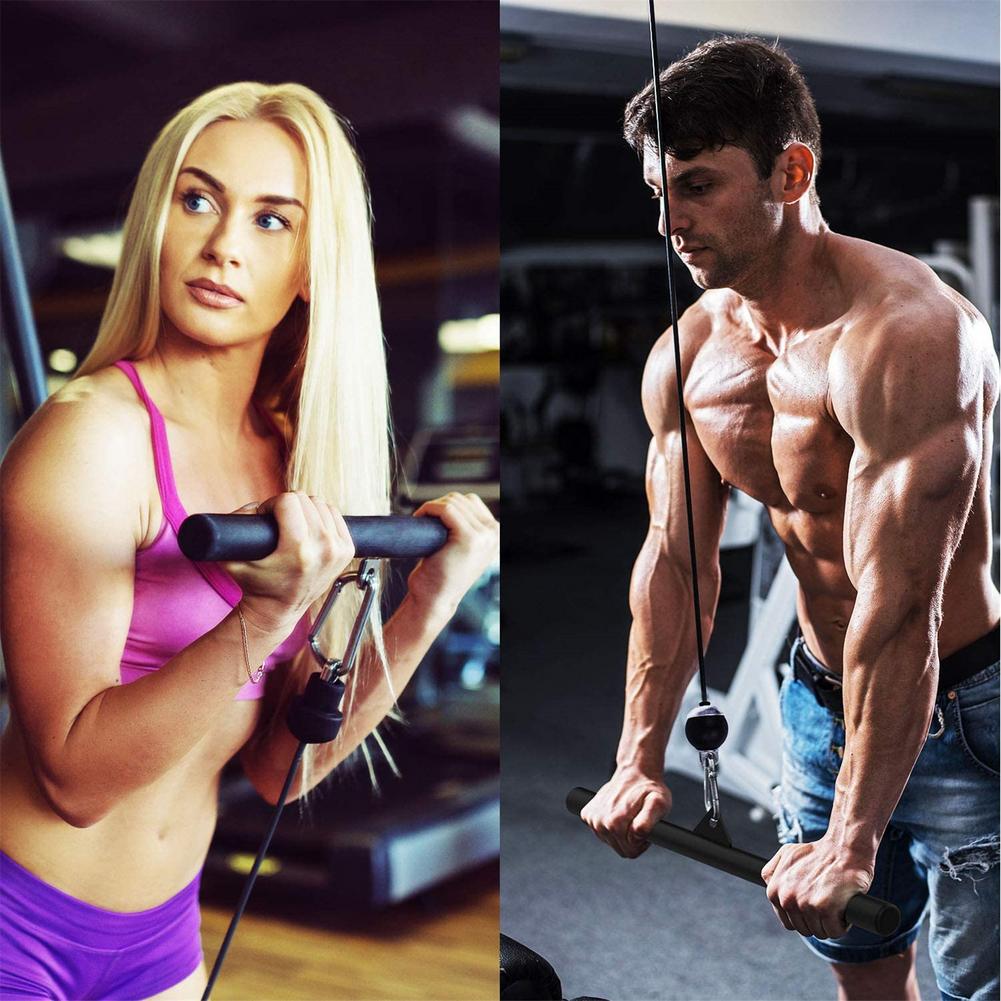 Pull-Down Tricep Bars Oefening Thuis Workout Gym Pull-Down Training Bar Sport Fitness Apparatuur